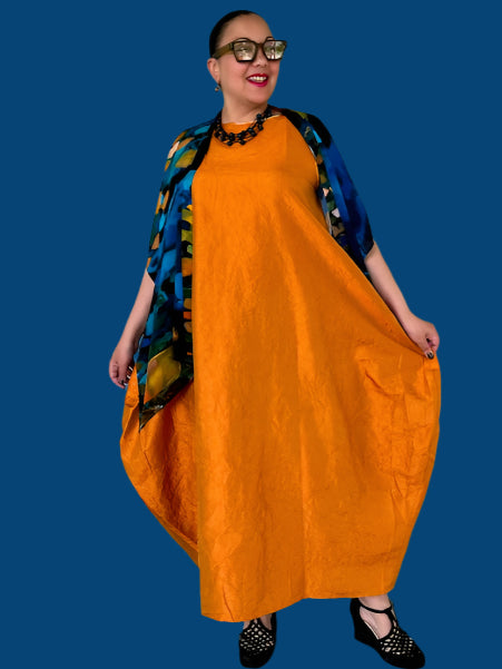 DTH 100% Crush Silk Bubble Dress