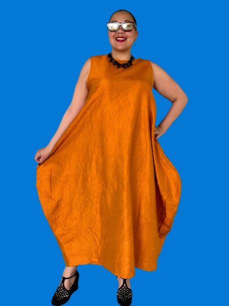 DTH 100% Crush Silk Bubble Dress