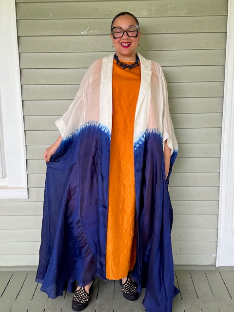 DTH 100% Crush Silk Bubble Dress