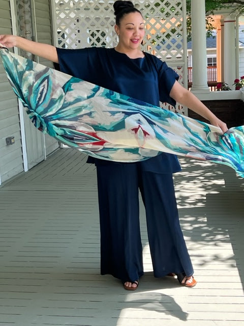 Silk Starburst Scarf