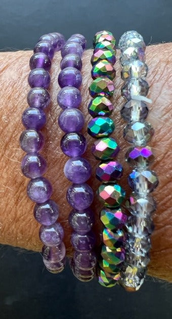 Amethyst Crystal Bracelet
