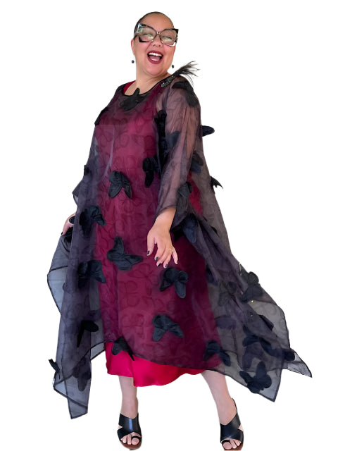 DTH Organza 3-D Butterfly Overlay