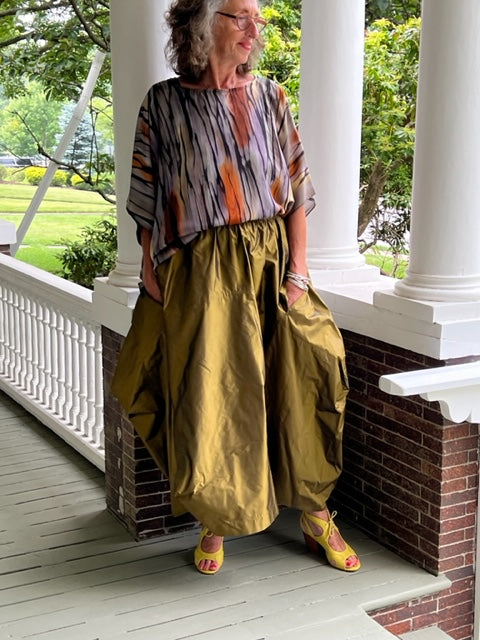 DTH Silk Architect Skirt