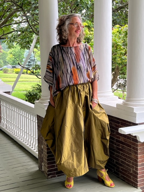 DTH Silk Architect Skirt