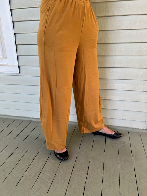 Eleven Stitch Angled Pant (Black or Harvest Gold)