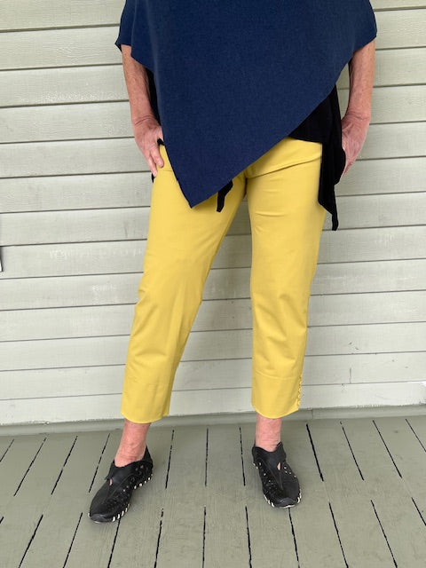 Our Most Popular Leggings Button Hem (Black, Charcoal Gray, Olive, White, Navy, Lime, Mustard)