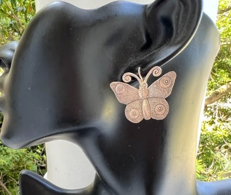 Sterling Silver Butterfly Earrings