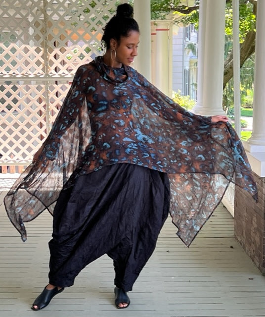 Kedem Pearl Poncho style top