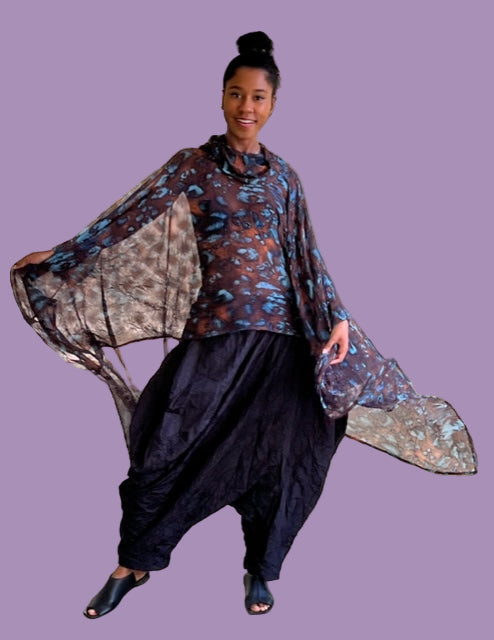 Kedem Pearl Poncho style top