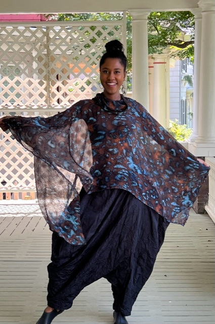 Kedem Pearl Poncho style top
