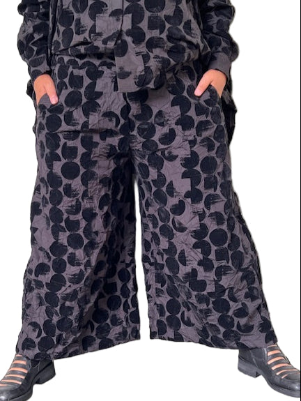 AlembikaTextured Crescent Pants