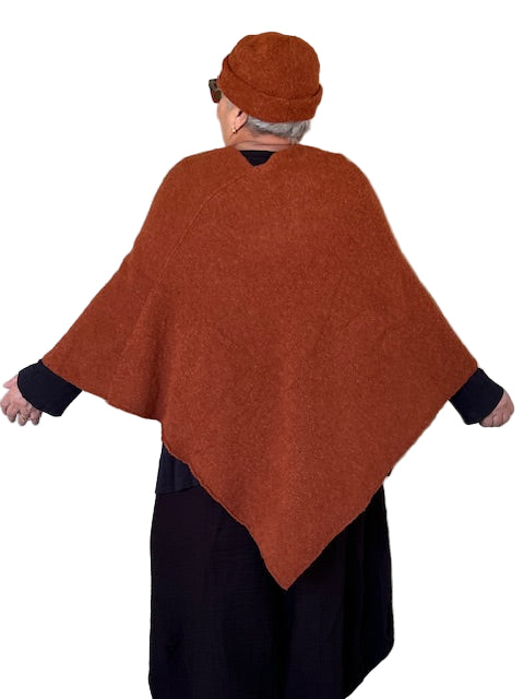 Baby Alpaca Boucle Poncho