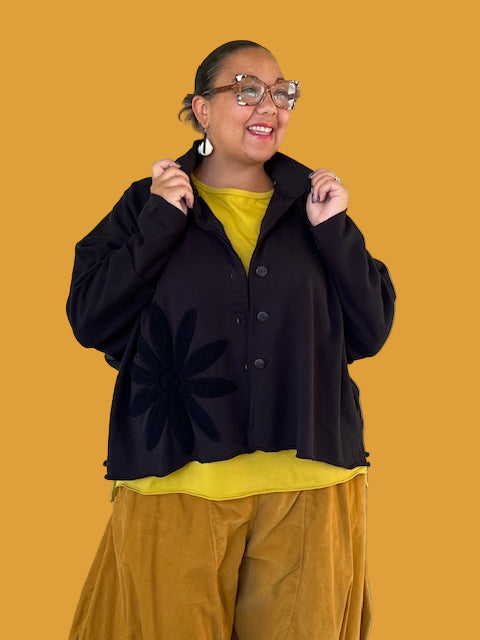 Cheyenne 100% Cotton Boxy Cropped Jacket