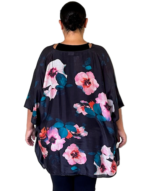 Kumari Hibiscus Print Top