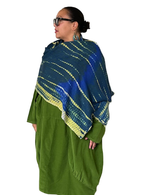 Turquoise Wool Wrap