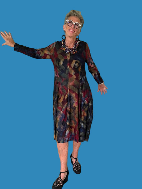 Alembika Abstract Cocoon Dress