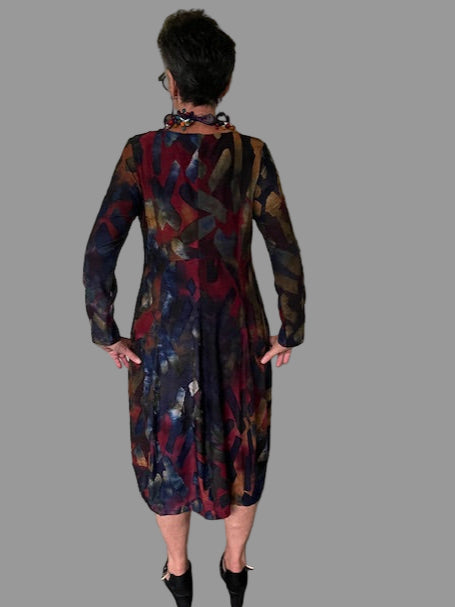 Alembika Abstract Cocoon Dress