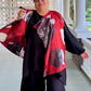 DTH 100% Silk African Savanna Short Kimono Jacket