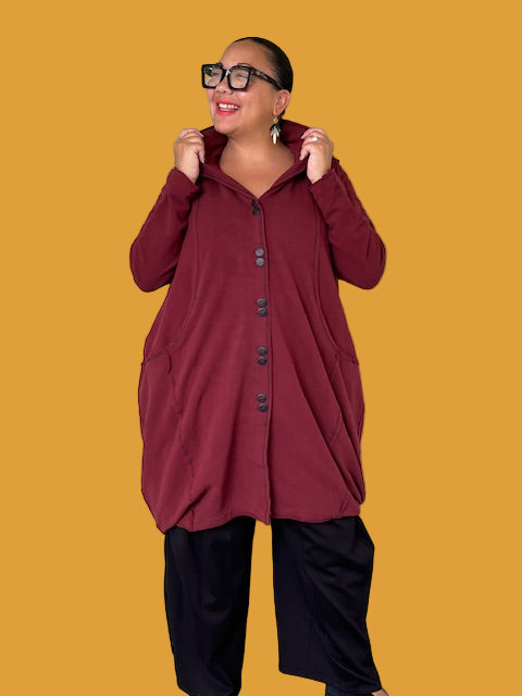 Cheyenne 100% Cotton Marion Jacket (Wine)