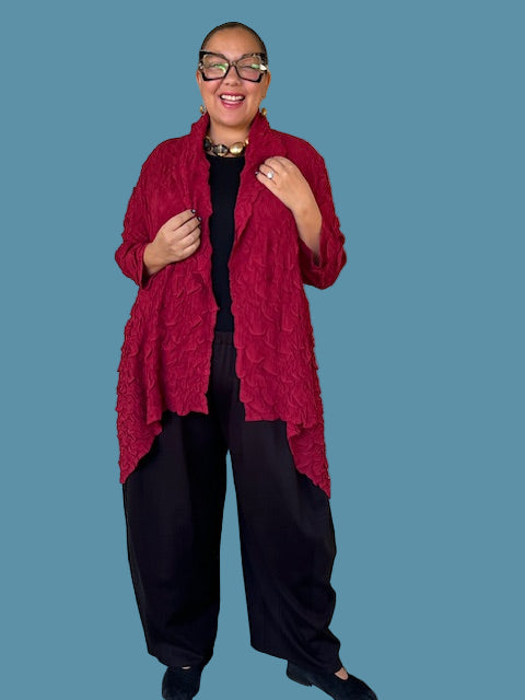 Vanite Couture Wine Jacket Duster