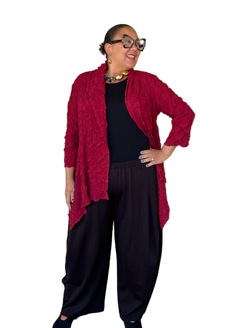 Vanite Couture Wine Jacket Duster