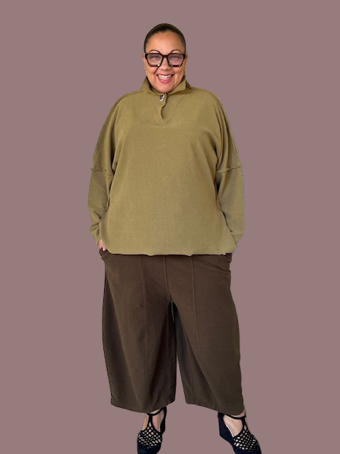 Gertie's Eleven Stitch Hobo Pants (Black, African Gold, Teak)