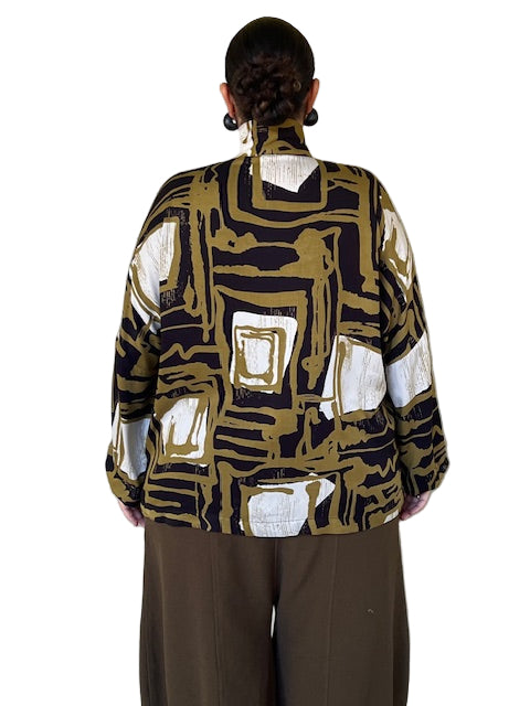 Asymmetrical Top with Dolman Sleeve