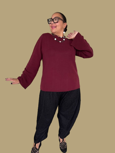 Nollie Sweater (Beige or Wine)