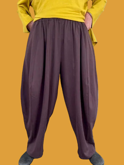 DTH Seamed Ponte Pants (Chestnut Brown)