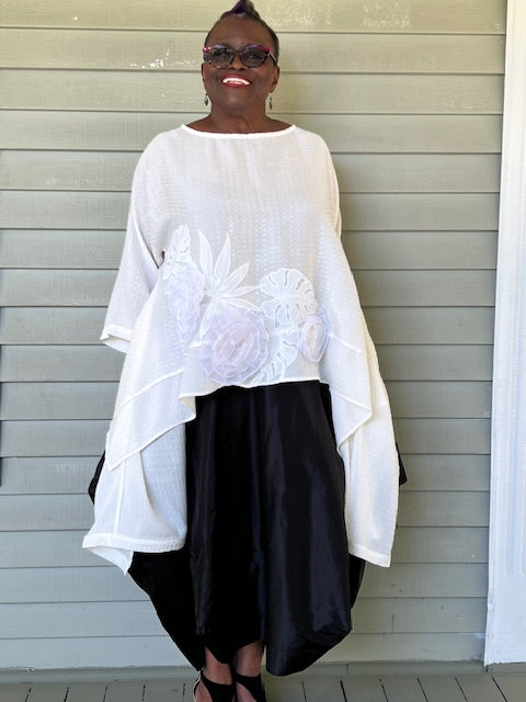 DTH Architect Skirt in 100% SilkTaffeta (Chartreuse, Irridescent, Burgundy, Dark Gray, Gold, Silver Gray, Black, Turmeric, Olive Gold, Navy