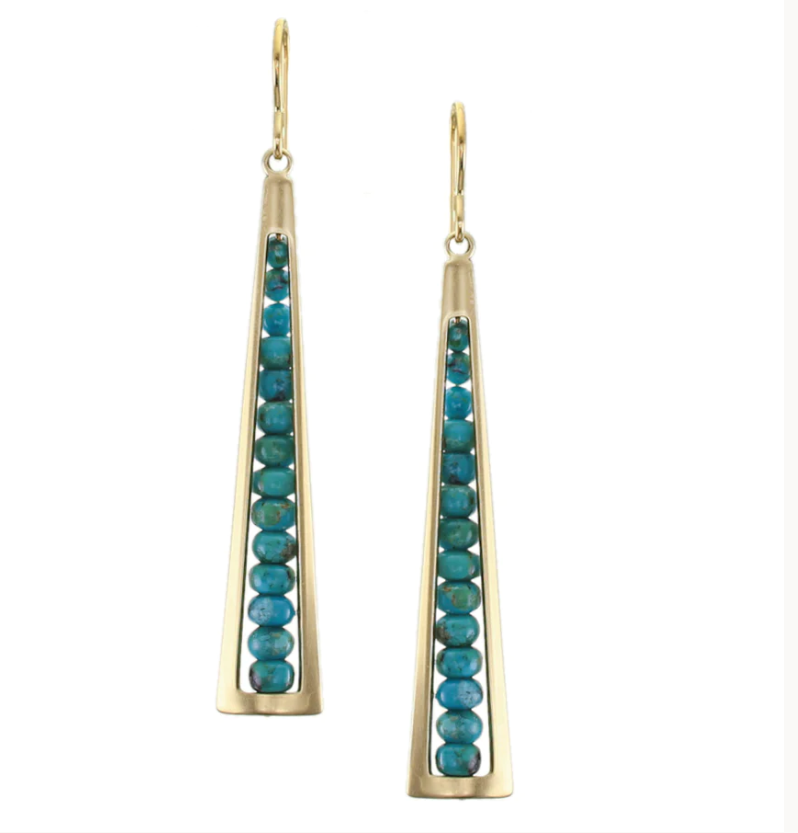 Long Cutout with Turquoise Beads