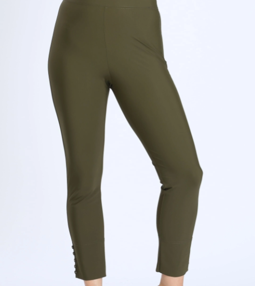 Our Most Popular Leggings Button Hem (Black, Charcoal Gray, Olive, White, Navy, Lime, Mustard)