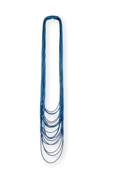 Light Spaghetti Necklace (Teal, Red, or Black)