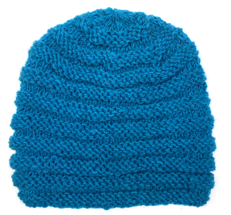 100% Wool Ribbed Beanie (Cream, Olive, Black, Petrol)