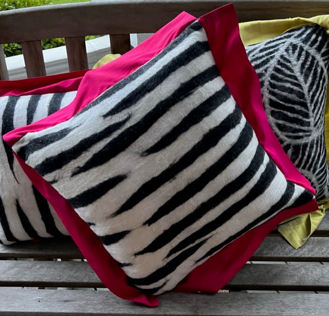 DTH Throw Pillows (Zebra Print)