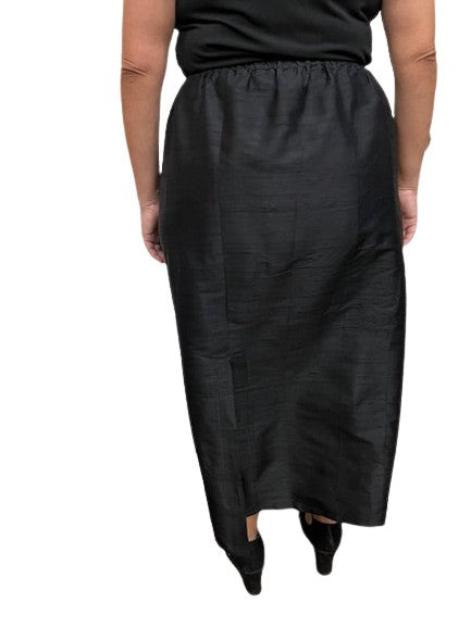 Dupioni Silk Pencil Skirts (Black or White)