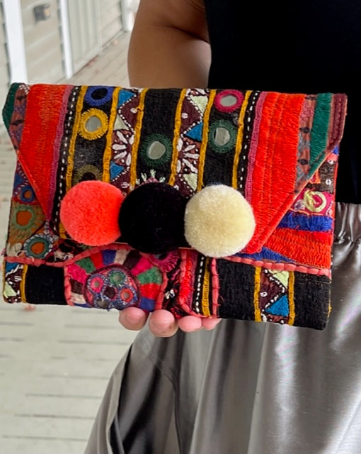 Fabric clutch hot sale