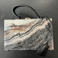 Small Marble Suitcase Bag