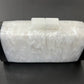 White Mother of Pearl Clutch