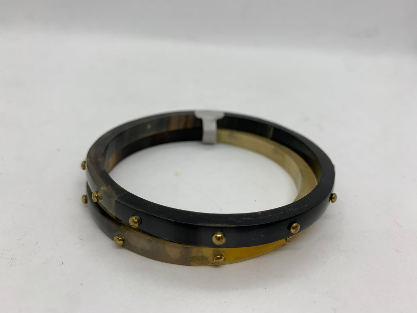 Horn Bangles with Brass Studs