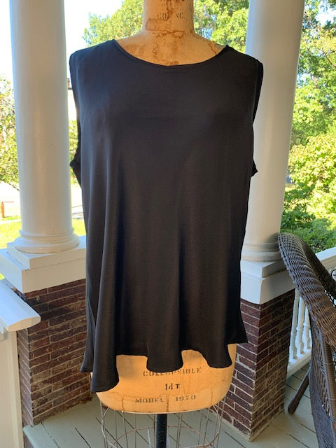 Silk Charmeuse Tanks (Black, Gold, or Steel Gray)