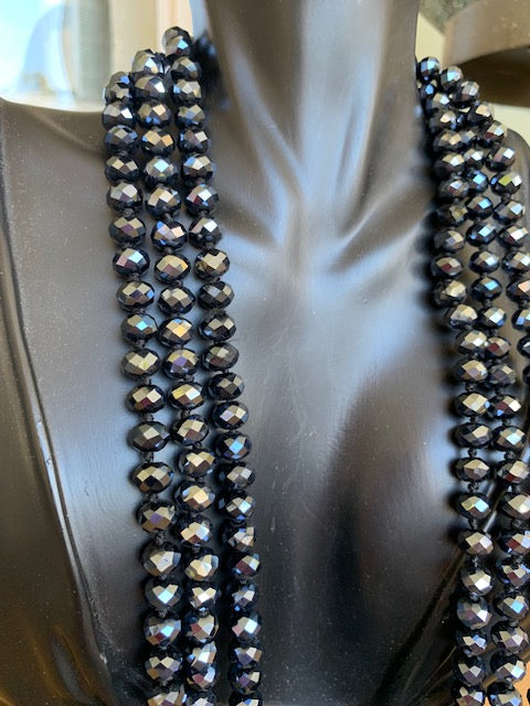 Crystal Necklace - Onyx