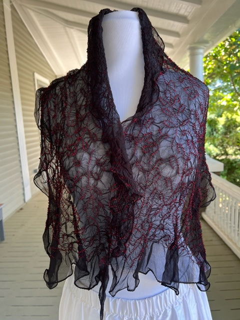 Hand Dyed Shibori Scarf