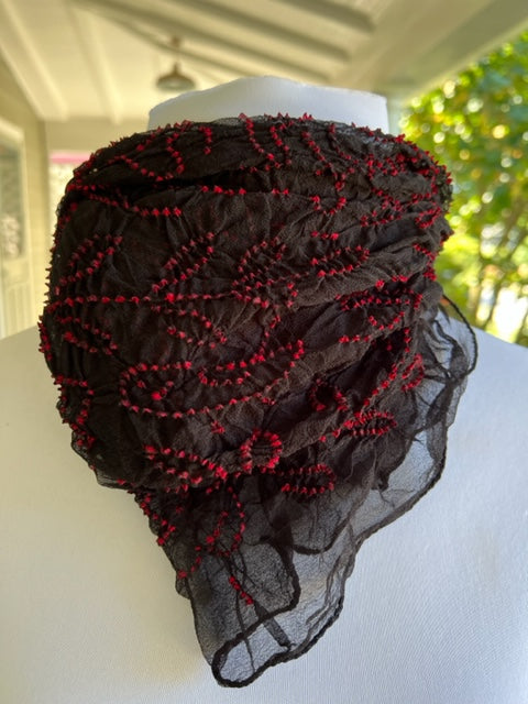Hand Dyed Shibori Scarf