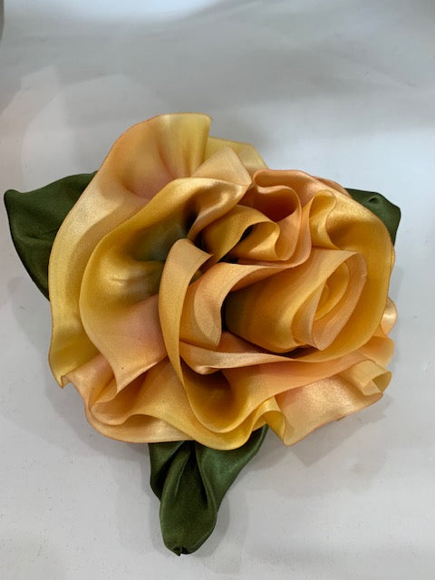 Silk Flower Pins (available in 14 colors)