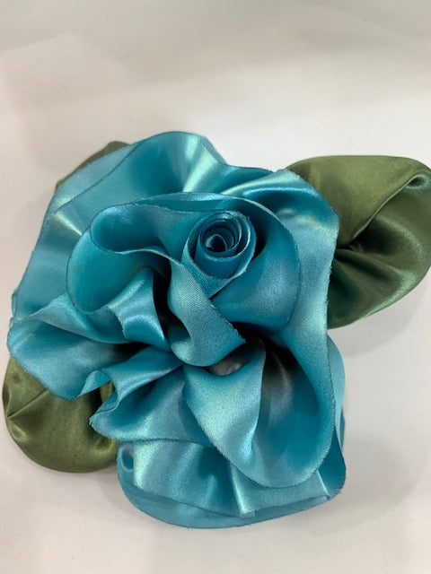 Silk Flower Pins (available in 14 colors)