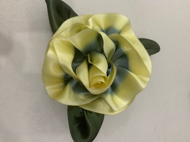 Silk Flower Pins (available in 14 colors)