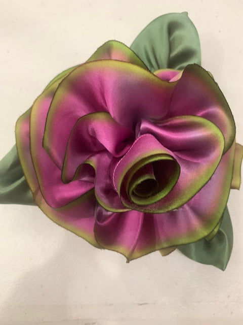Silk Flower Pins (available in 14 colors)