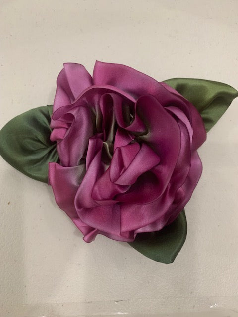 Silk Flower Pins (available in 14 colors)