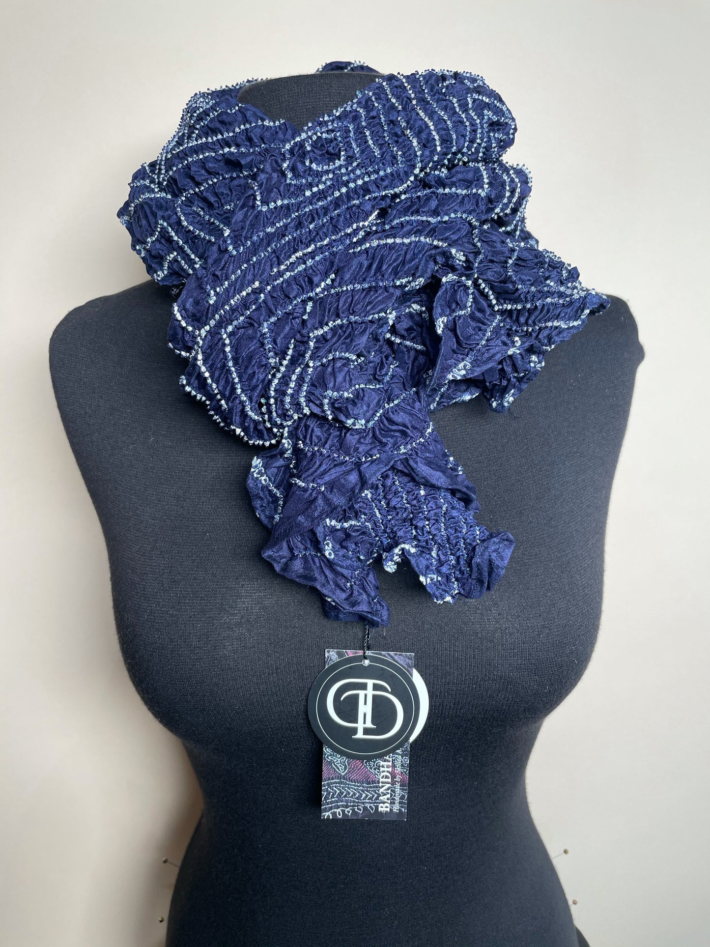Hand-Dyed Silk Scarf